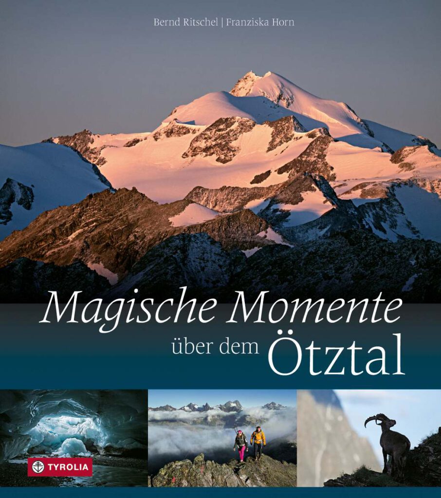 Buchcover des Buches Magische Momente über dem Ötztal.