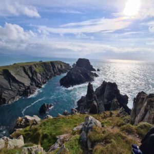 Die Klippen von Malin Head in Irland.