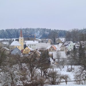 Das hübsche Dorf Fürnried.